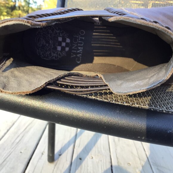 Vince Camuto Pippsy River Rock Leather Booties size 7 - Picture 3 of 5